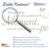 Modern Living Room Wall Decal with Quote “Don’t Wait for the Perfect Moment” | 11008-White-G-130x51 view 4