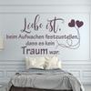 timalo Modern Wall Decal for the Bedroom, “Love Is Realizing Upon Waking That It Wasn’t a Dream,” Burgundy, M, 150 x 58 view 1