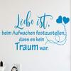 timalo Modern Wall Decal for the Bedroom, “Love Is Realizing Upon Waking That It Wasn’t a Dream,” Burgundy, M, 150 x 58 view 3