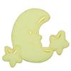 Iron-On Patch Moon with Star, Yellow, 10.7 x 7.7 cm view 1