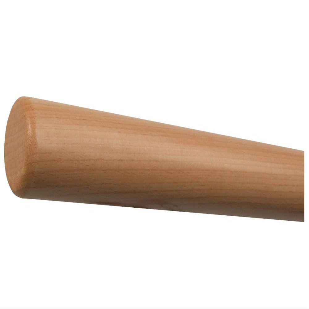 TIBU Beech Wood Handrail, 300 cm, Radius-Milled Ends