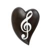 Borders Unlimited Heart Music Design Soap Dish, Multicolor view 1