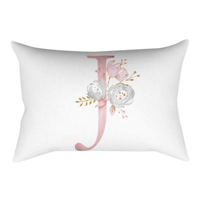 Letter Pillow Cover 30 x 50 cm, Stretch Decorative Cushion Cover