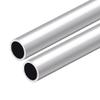 sourcing map 6063 Aluminum Round Tube, 300 mm, 19 mm OD, 16 mm ID, 2-Pack view 1