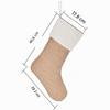 Sunshane 8-Pack Burlap Christmas Stockings for Hanging and DIY Decor view 2