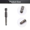 Utoolmart T25 Torx Bits, 1/4-Inch Hex Shank, S2 Steel, 50 mm, 10-Piece view 2