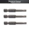 Utoolmart T25 Torx Bits, 1/4-Inch Hex Shank, S2 Steel, 50 mm, 10-Piece view 4