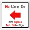 SCHILDER HIMMEL Customizable “Registration Office—Left” Sign, A2 Plastic with Screws, No. 2500 view 1