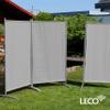 Leco 5410214 Decorative Fence, Light Gray view 2