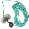 rg-vertrieb Chimney Brush Set with Steel-Wire Brush, PP Rope and 1.9 kg Pull Weight view 1