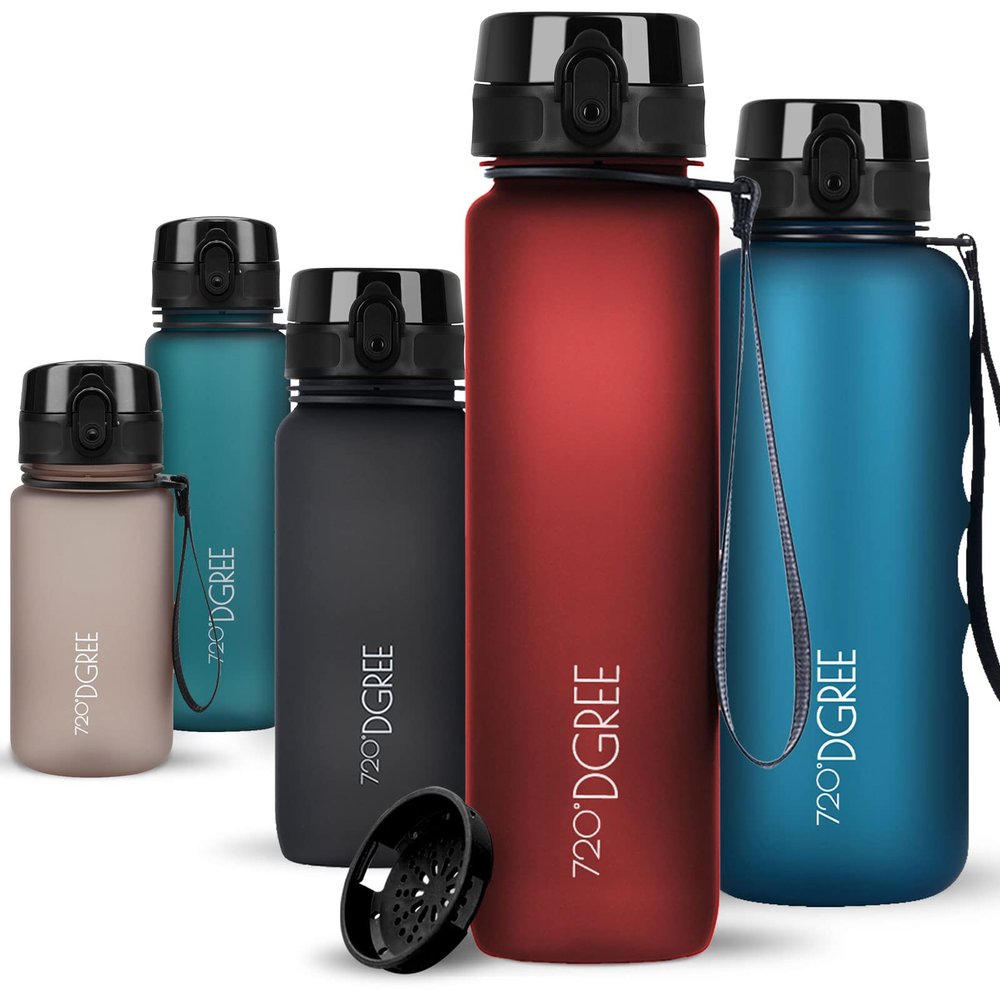 720DGREE 1 L Water Bottle uberBottle with Strainer – BPA-Free, 40+ Colors