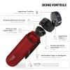 720DGREE 1 L Water Bottle uberBottle with Strainer – BPA-Free, 40+ Colors view 2