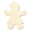 Wooden Gingerbread Woman, 3–50 cm, 13 cm, Pack of 25 view 1