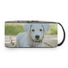 MONTOJ Toiletry Bag with White Puppy Print view 3