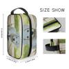 MONTOJ Toiletry Bag with White Puppy Print view 4