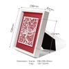 O3 DESIGN STUDIO Paper Map Frame, 22.8 x 22.8 cm, Gift Boxed, Changeable Background, White Map/White Frame, Stuttgart view 3
