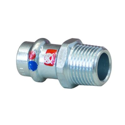 Viega Prestabo LABS-Free Model 1111LF Transition Fitting with Male Thread, 22 mm x R 1/2 in