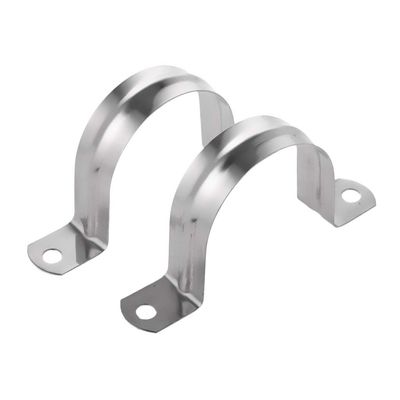 Tenlacum Snap-On U-Shaped Pipe Clamps, 2-Pack (60 mm)