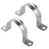 Tenlacum Snap-On U-Shaped Pipe Clamps, 2-Pack (60 mm) view 4