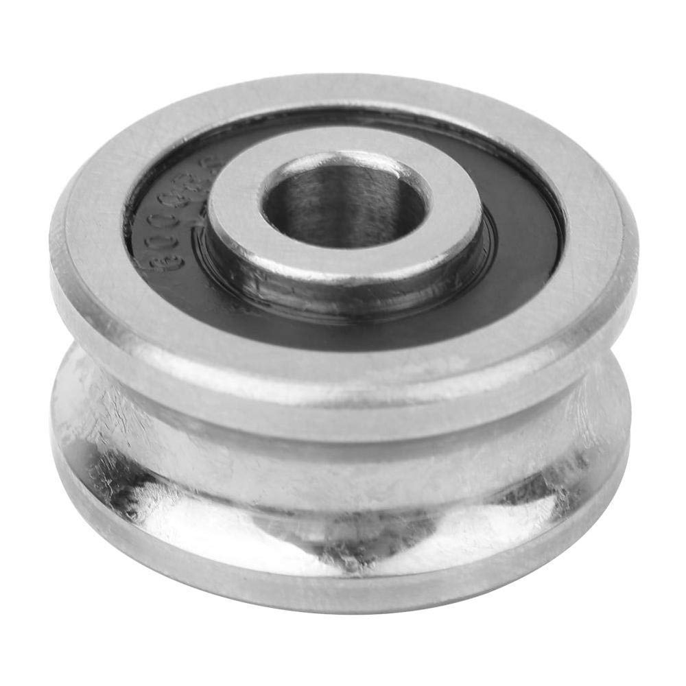U-Groove Guide Bearing Guide Roller SG25 Chrome Steel 8 x 30 x 14 mm