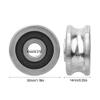 U-Groove Guide Bearing Guide Roller SG25 Chrome Steel 8 x 30 x 14 mm view 3