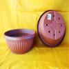 Geosism & Nature KOM Round Terracotta-Colored Vase 40 x 15.2 cm, Art. 730, Conca Similotto view 2