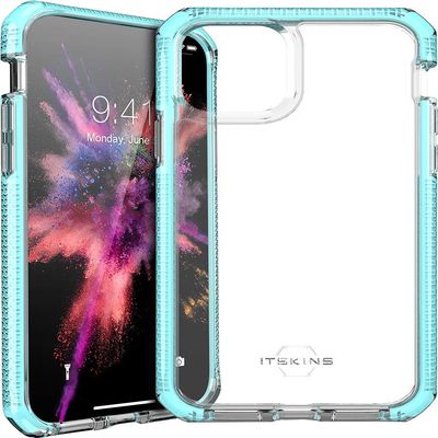 ITSKINS ITSUPRCLIP5819LBTR Supreme Clear Case for iPhone 11 Pro, Light Blue/Transparent