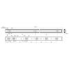 SOTECH 1 Pair Stainless Steel Full-Extension Drawer Slides KV7-45-H45-L750-NF, 750 mm view 4