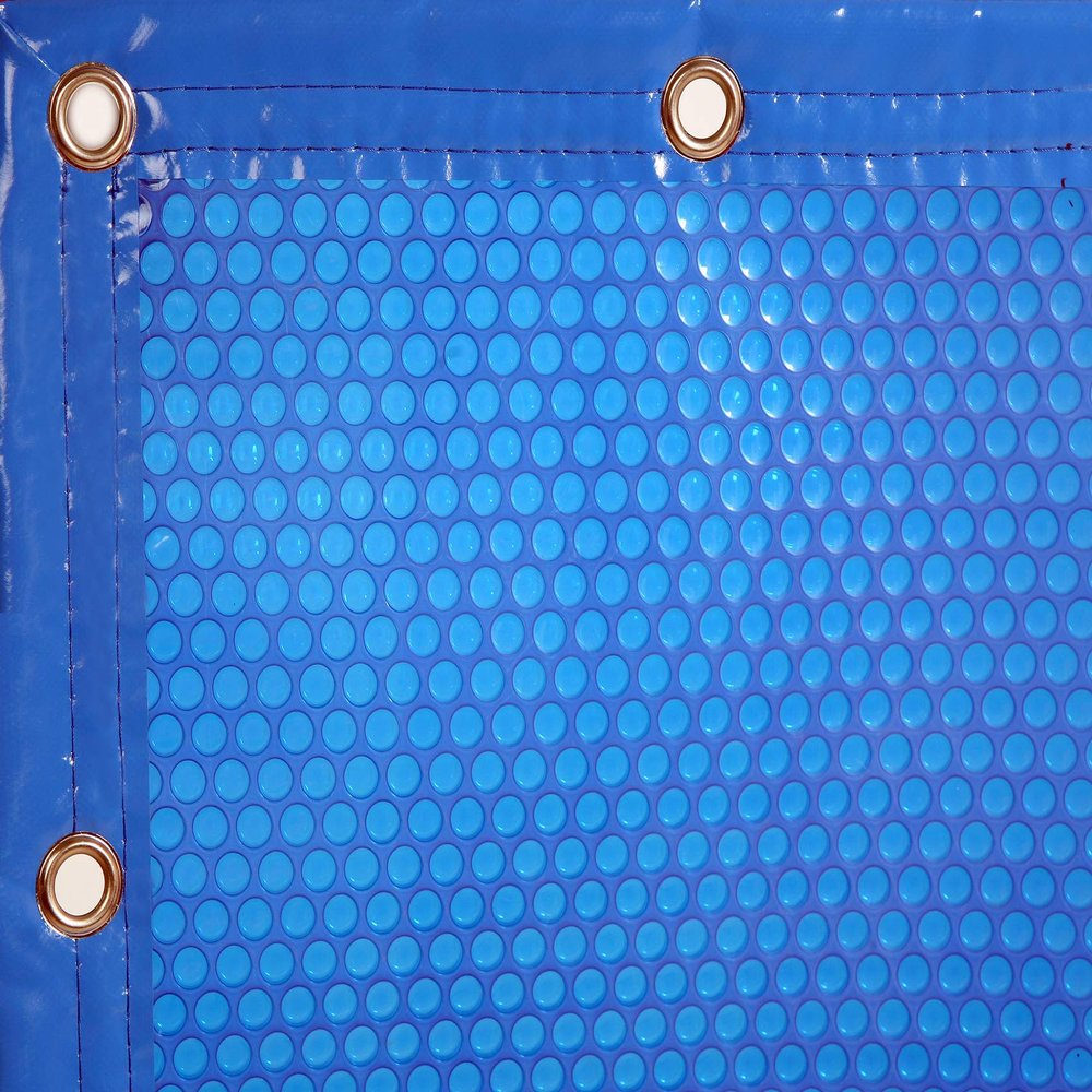 International Cover Pool Thermal Cover for Pools, 3 x 3 m, 6 x 10 m, with Full Perimeter Reinforcement