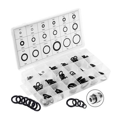279-Piece O-Ring Rubber Seal Set, 3–22 mm, Nitrile Rubber (NBR)
