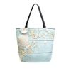 Seashells on Wood Background Canvas Tote Bag view 1