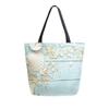 Seashells on Wood Background Canvas Tote Bag view 2