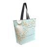 Seashells on Wood Background Canvas Tote Bag view 3