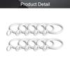 MroMax Curtain Rings, 28 mm Inner Diameter, Metal, White, 10 pcs view 4