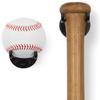 Wallniture Sporta Baseball Bat Wall Mount Display Holder, 2-Piece Set, Black view 1