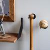 Wallniture Sporta Baseball Bat Wall Mount Display Holder, 2-Piece Set, Black view 2