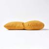Homescapes Back Cushion for Sofa, Bed & Desk Chair, 68 x 58 cm, Mustard Yellow view 4
