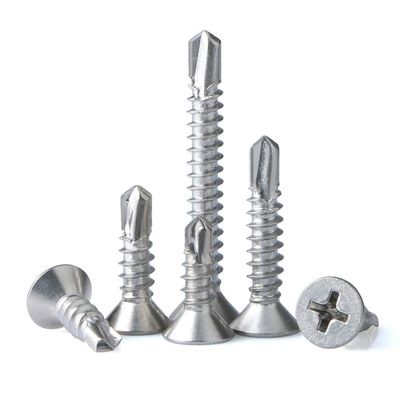 Stainless Steel Self-Drilling Screws, 3.9 x 13 mm [115 Pieces]