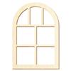 Half-Round Wooden Window for Crafts and Model Making, 3–12 cm, 110 × 77 mm, Model 18 view 3