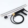 Hot and Cold Bathroom Sink Faucet with Pull-Out Sprayer, White and Chrome view 4