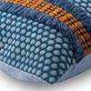 The HomeCentric Denim Mood Blue Geometric Lumbar Pillow Cover, 30 x 40 cm view 2