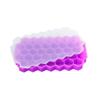 AMOYER 37-Grid Ice Cube Mold, Diamond-Ring-Shaped Ice, Popsicle and Yogurt Mold, Purple view 1