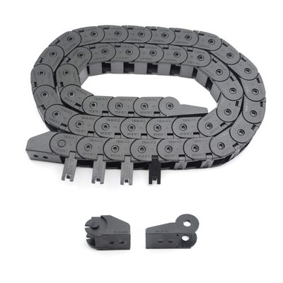 Befenybay R28 Flexible Plastic Cable Drag Chain, 15 x 15 mm, 1 m, Black, Open Type, for 3D Printers and CNC Machines