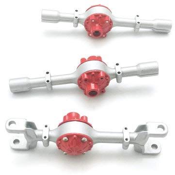 BliliDIY Metal 6x6 Front, Center & Rear Axle Housings for B16/B36 1/16 RC Cars, White