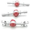 BliliDIY Metal 6x6 Front, Center & Rear Axle Housings for B16/B36 1/16 RC Cars, White view 1