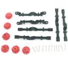 BliliDIY Metal 6x6 Front, Center & Rear Axle Housings for B16/B36 1/16 RC Cars, White view 4