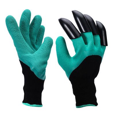 RanDal Garden Safety Gloves with ABS Plastic Claws
