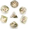 cusdie Polyhedral DND Dice Set, Skull with Seaweed view 3