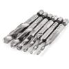 6-Piece HSS Drill Tap Bit Set, 1/8" to 3/8", 1/4" Hex Shank view 1