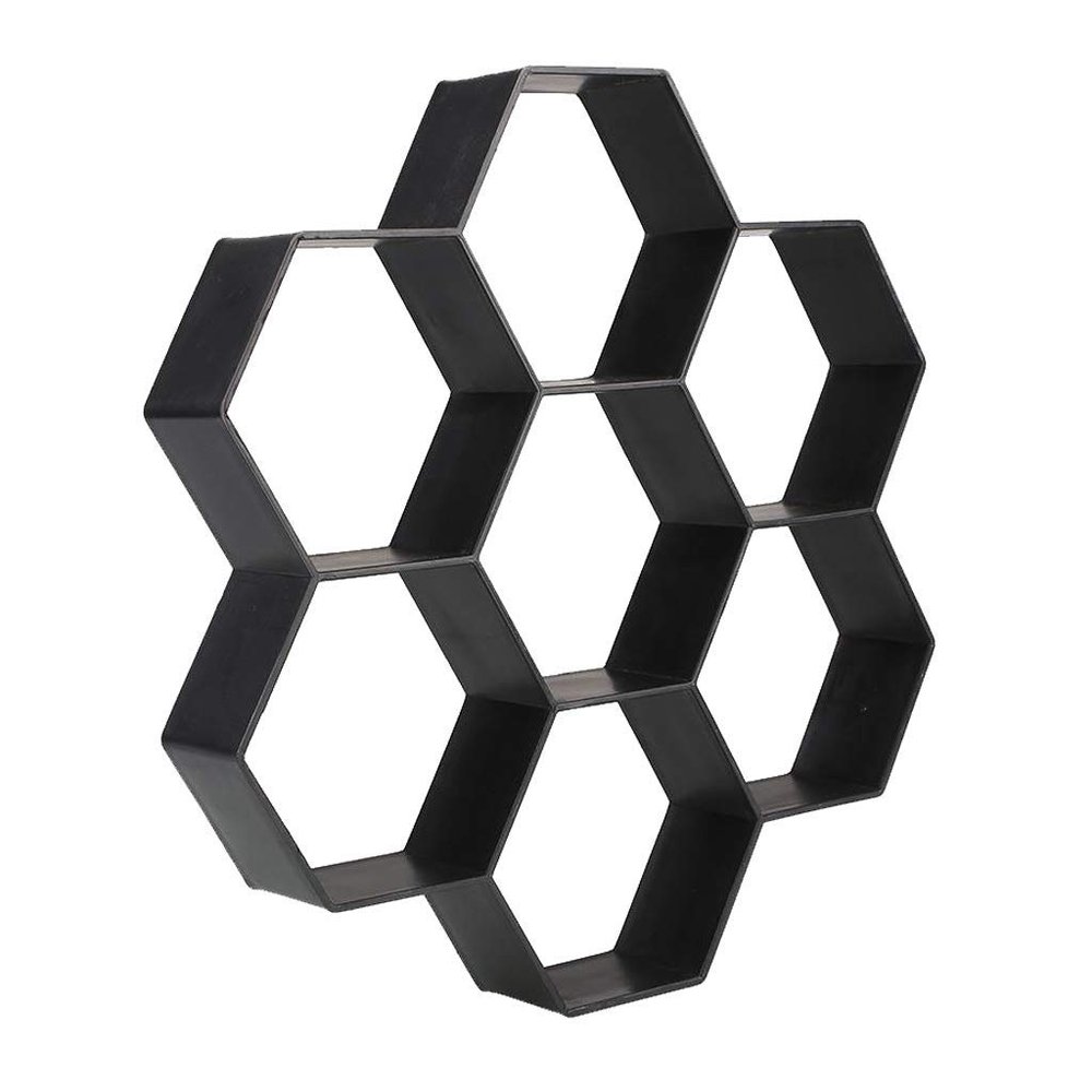 Tubayia Hexagonal Concrete Mold for DIY Garden Walkways